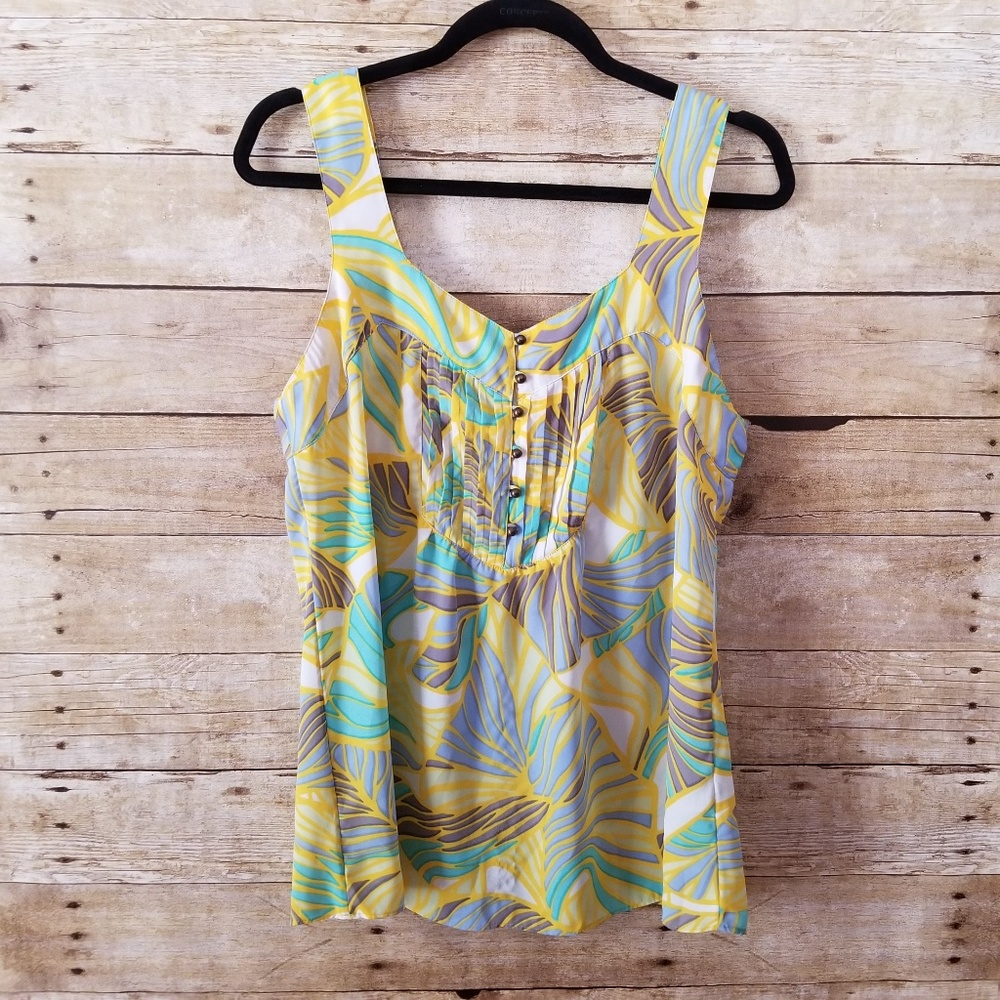 Banana Republic Tropical Tank Top Blouse
